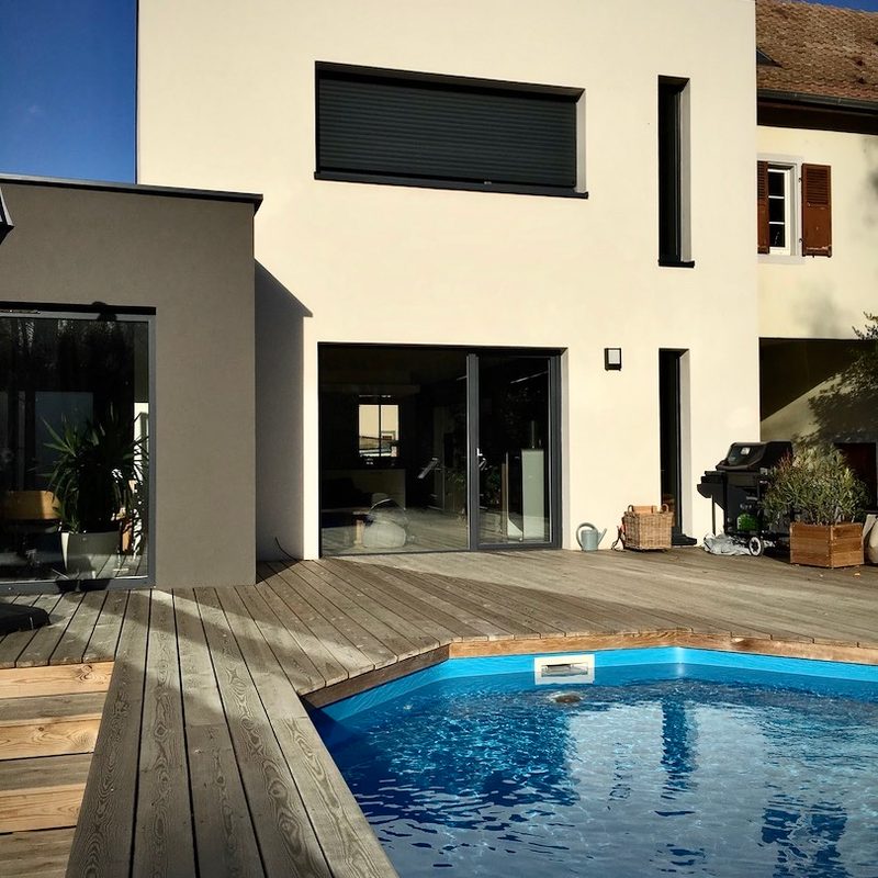 Surélévation d'une maison et extension